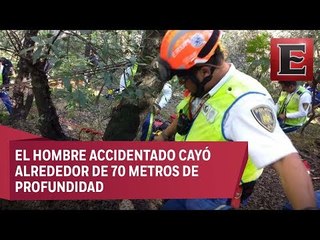 Breves Metropolitanas: Rescatan a persona que cayó a un barranco