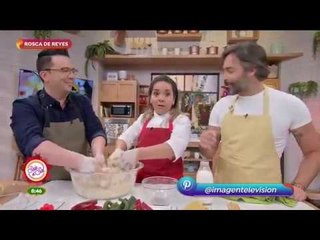 ¡JoséRa e Ingrid Ramos nos enseñan a preparar masa para Rosca de Reyes! | Sale el Sol