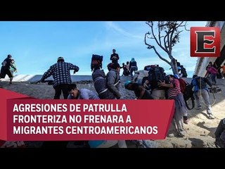 Migrantes seguirán intentando cruzar la frontera pese a agresiones de EU
