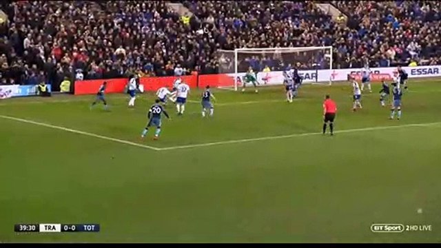 Serge Aurier Goal - Tranmere Rovers 0-1 Tottenham (Full Replay)