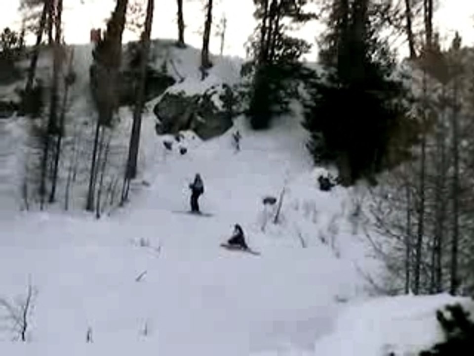 serre chevalier Saute sapin (a ski)