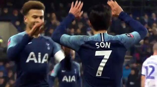 Tranmere Rovers - Tottenham 0-4 GOAL SON 04-01-2019