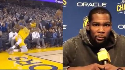Kevin Durant REACTS To INSANE Missed Call After Loss To Rockets!
