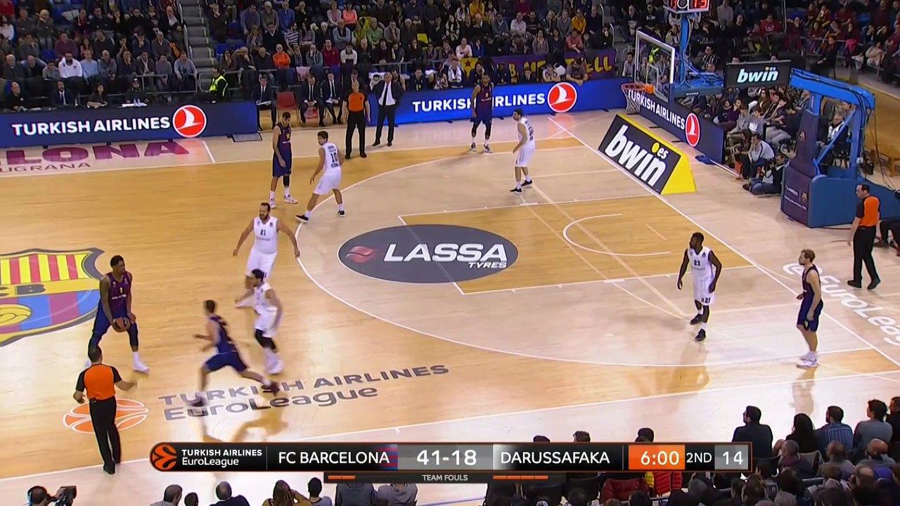 FC Barcelona Lassa - Darussafaka Tekfen Istanbul Highlights | Turkish Airlines EuroLeague RS Round 16
