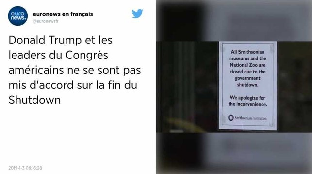 États-Unis. Échec d’une réunion pour sortir du « shutdown » entre Donald Trump et Nancy Pelosi