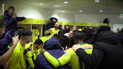 FC Nantes - Châteauroux : la joie du vestiaire