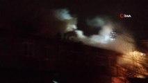 Ümraniye'de İki Katlı Bir Binada Yangın Çıktı