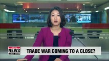 President Trump confident Washington and Beijing will reach deal to end trade war