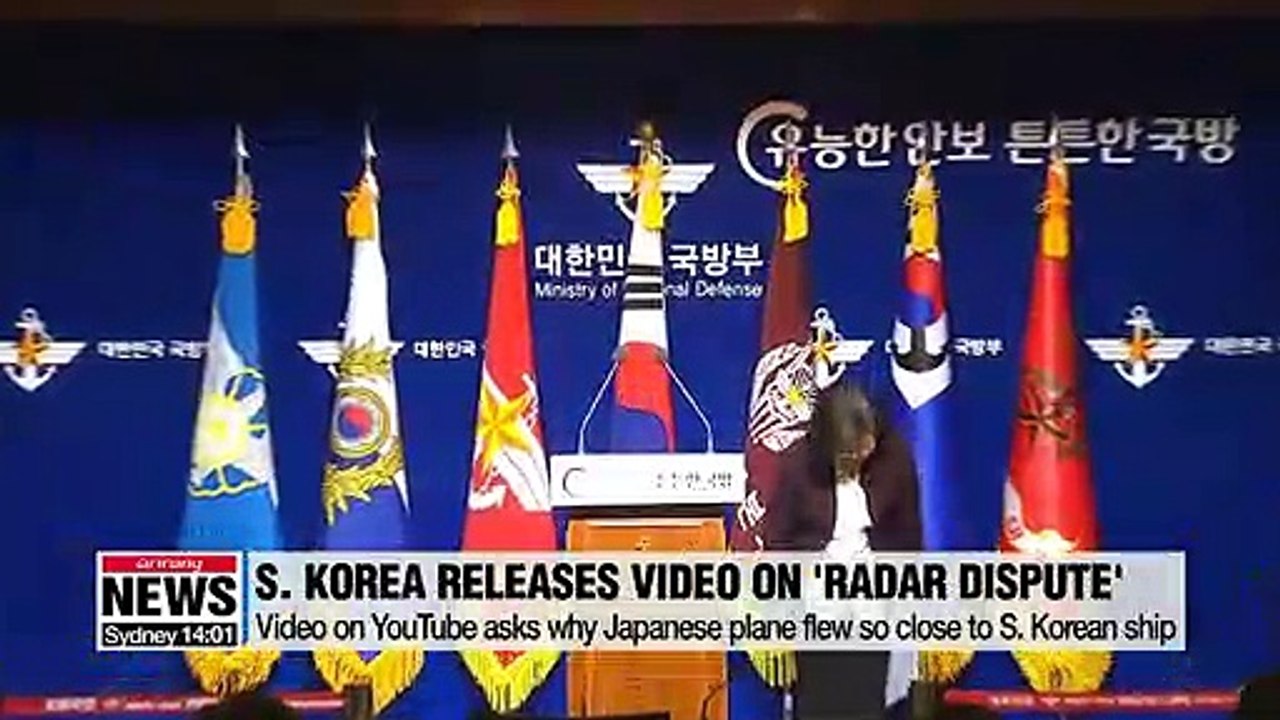 S. Korea's Ministry of National Defense releases video responding to Japan's claims over radar use