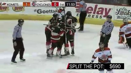 ECHL Fort Wayne Komets 2 at Cincinnati Cyclones 1
