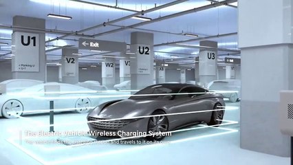 Hyundai và Kia giới thiệu hệ thống sạc điện không dây và đỗ xe tự động dành cho xe điện