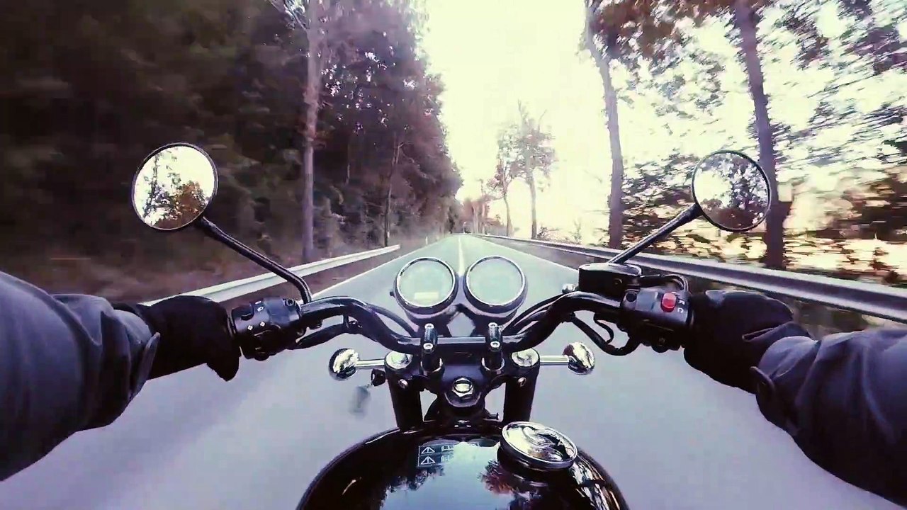 Bike on road