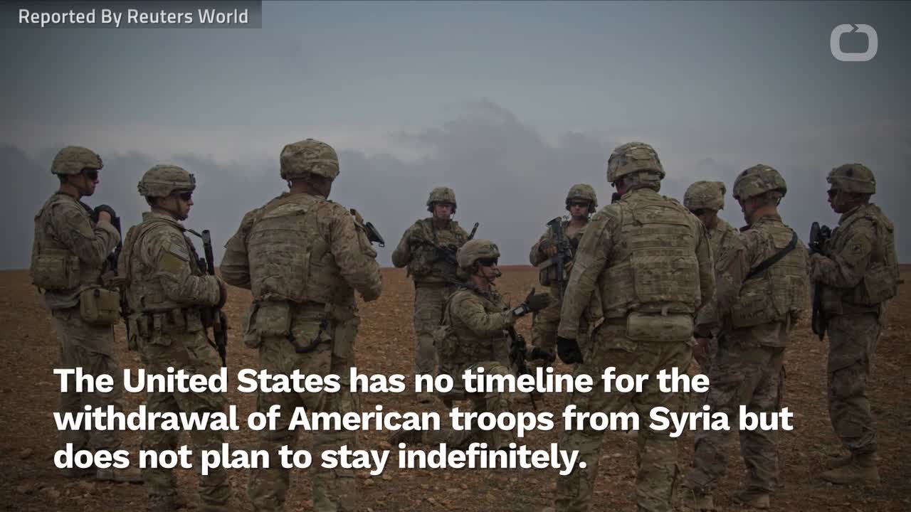 U.S. Has No Timeline For U.S. Troop Withdrawal From Syria: U.S Official