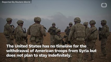 U.S. Has No Timeline For U.S. Troop Withdrawal From Syria: U.S Official