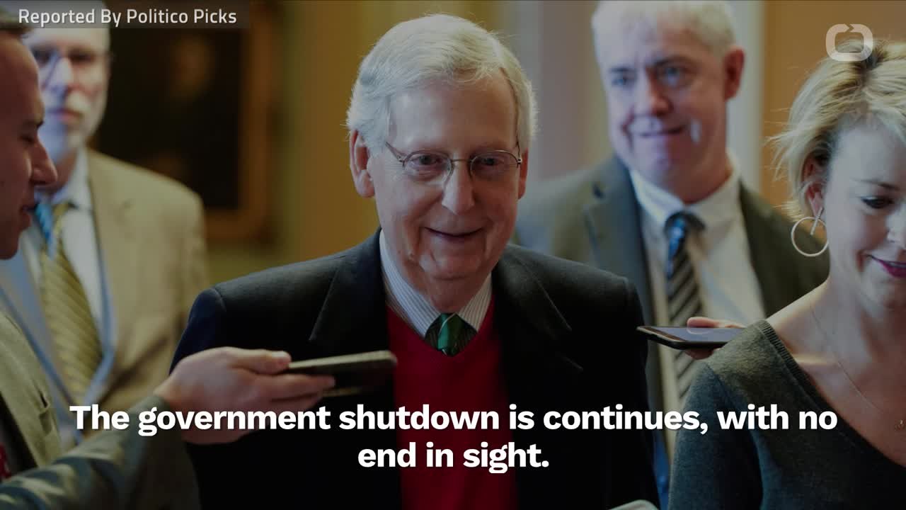 McConnell Stays Focused As Shutdown Continues
