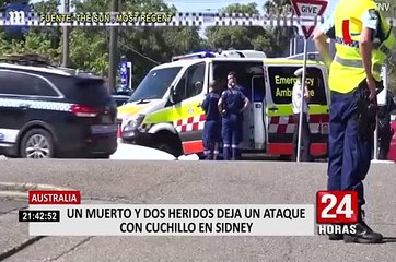 Australia: ataque con cuchillo en Sidney deja un muerto y dos heridos
