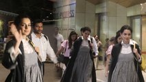 Kangana Ranaut looks no less than a queen in this casual maxi dress at Airport | FilmiBeat