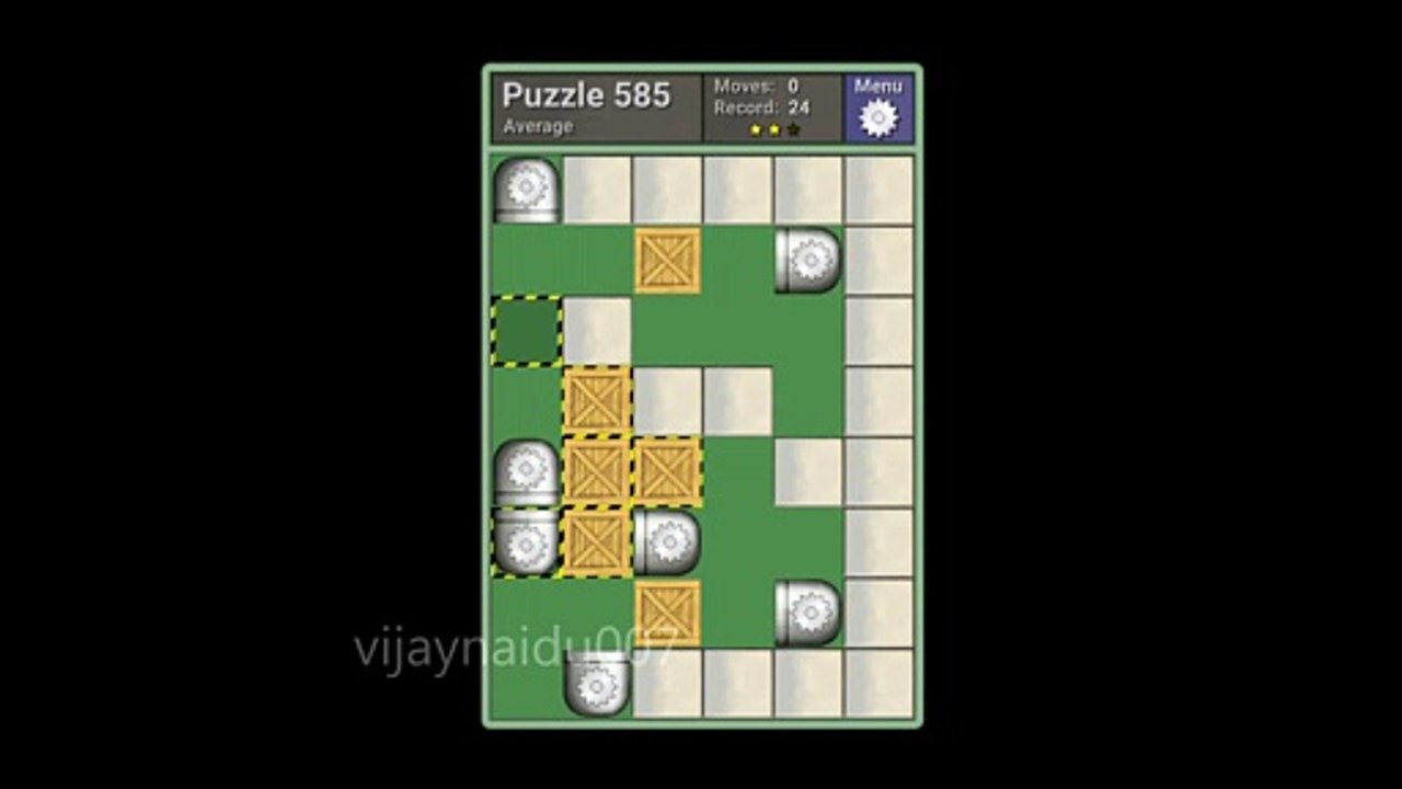 PUSHING MACHINE PUZZLE AVERAGE 585 SOLUTION