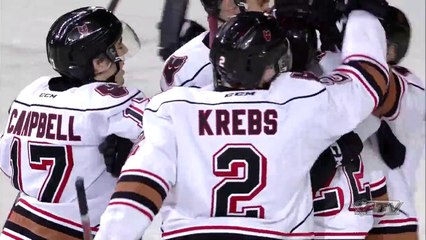 WHL Red Deer Rebels (3) at Calgary Hitmen (5)