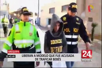 Arequipa: Poder Judicial ordena libertad de acusada de tráfico de bebés