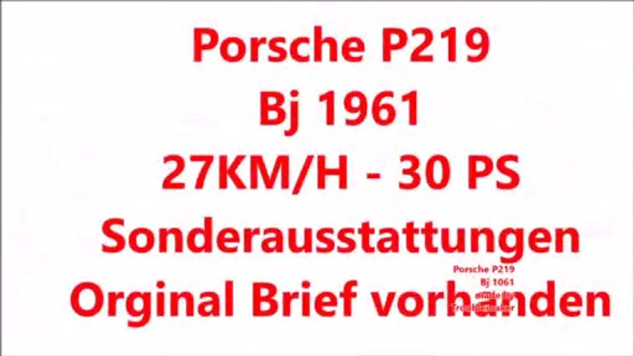 Porsche P219