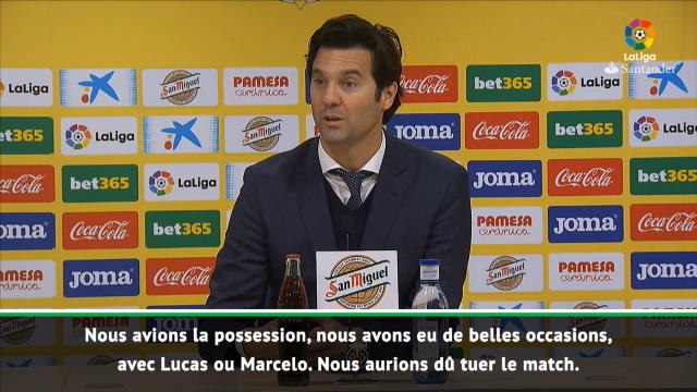 17e j. - Solari : Nous aurions dû tuer le match