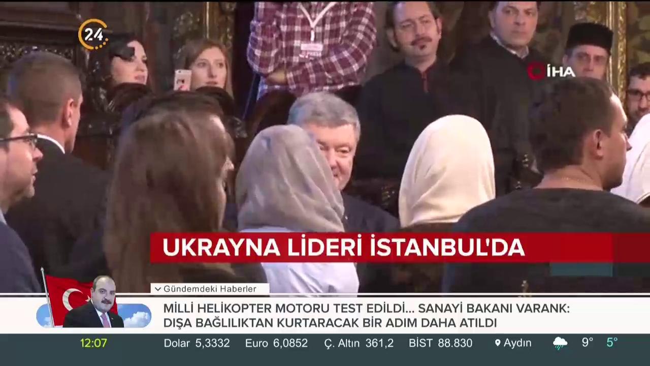 Ukrayna lideri İstanbul'da