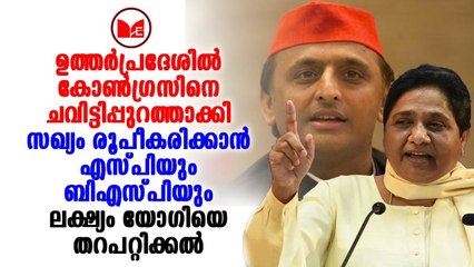 Loksabha |  തിരഞ്ഞെടുപ്പ് നടക്കാനിരിക്കെ  എസ്പിയും ബിഎസ്പിയും യു പി യിൽ സഖ്യത്തിനൊരുങ്ങുന്നു.