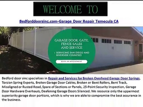 Bedforddoorsinc.com-Garage Door Repair Temecula CA