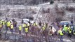 Les Gilets jaunes évacués des voies d'accès au tunnel du Fréjus