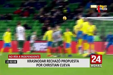 Krasnodar rechazó propuesta de Independiente por Christian Cueva