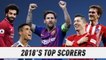 Messi tops 2018's goal-scoring list