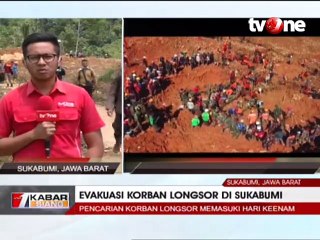 Longsor Sukabumi, Tim SAR Masih Mencari 11 Orang Hilang
