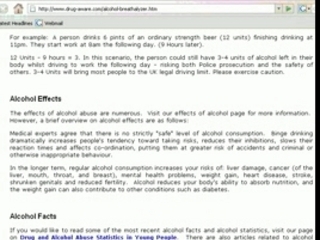 Alcohol Information