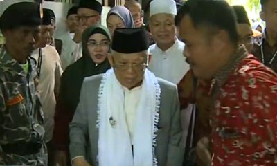 Ma'ruf Amin Kunjungi Pondok Pesantren di Bogor