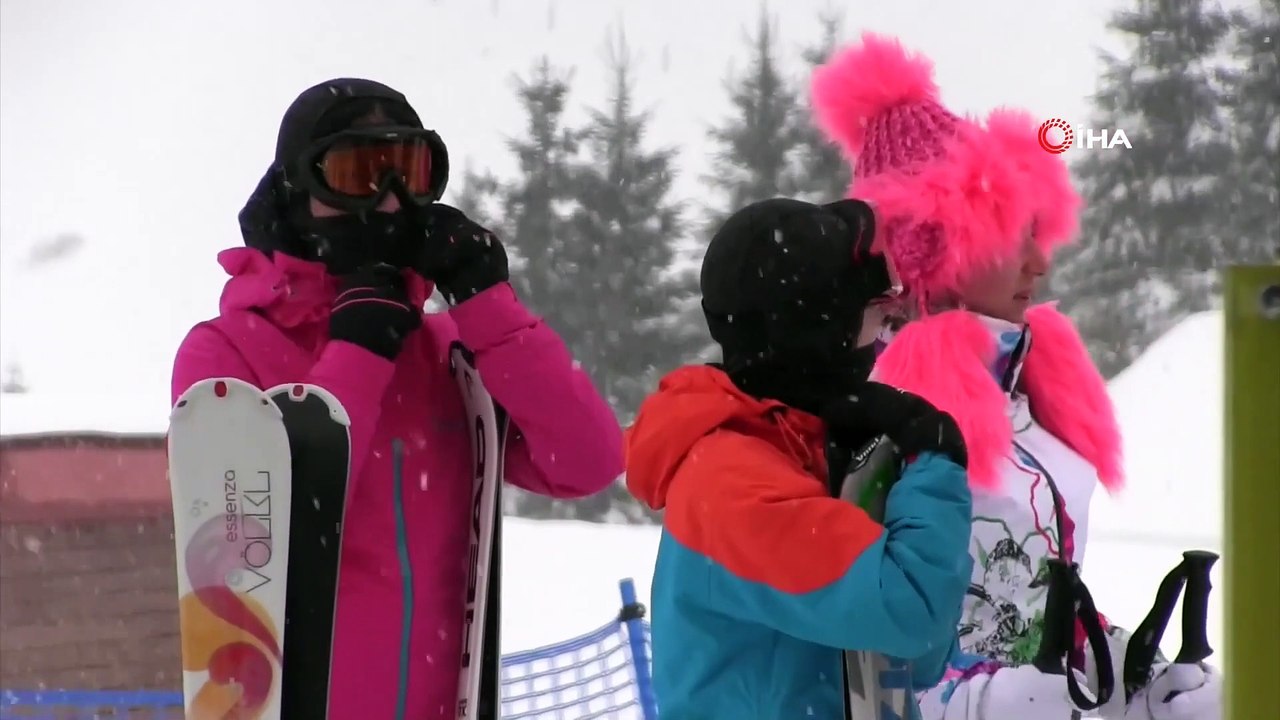 Ordu’nun Çambaşı Yaylası'nda Açılan Kayak Tesisleri Kayakseverlerin Gözdesi Oldu