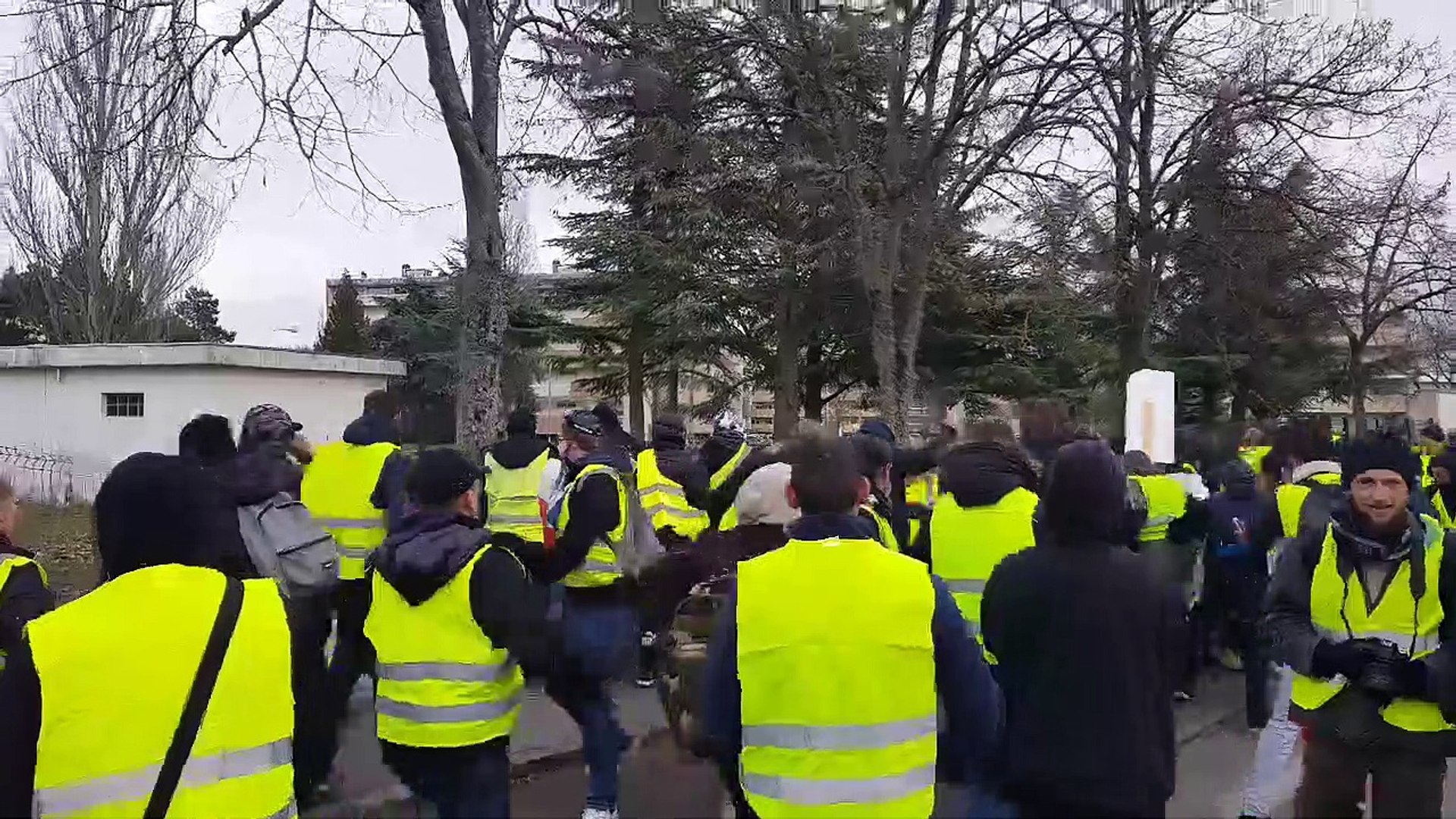 Manifestation Gilets Jaunes Dijon 5 Janvier