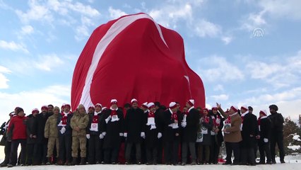 Bakın Kasapoğlu kardan heykel açılışına katıldı -SARIKAMIŞ