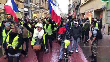 250 Gilets jaunes pour l’acte VIII à Metz