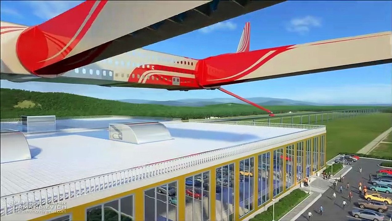 Flying train.