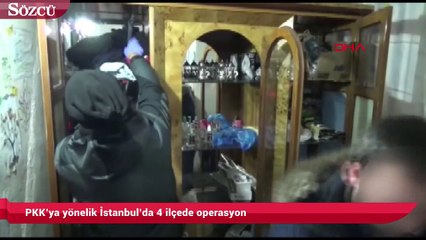 Download Video: PKK’ya yönelik İstanbul’da 4 ilçede operasyon