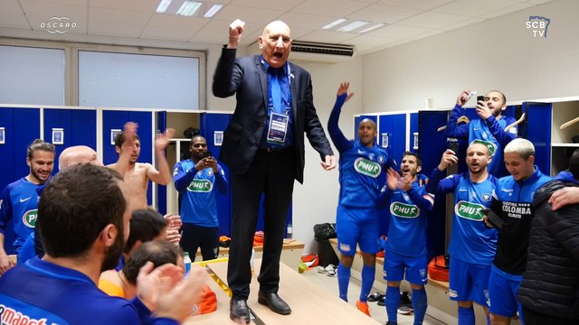 Bastia 2-2 Concarneau (5tab4) : la joie dans les vestiaires !
