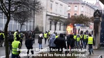 Bourg-en-Bresse : face à face entre les Gilets jaunes et les forces de l'ordre