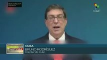 Bruno Rodríguez afirma que Cuba continuará su lucha contra el bloqueo