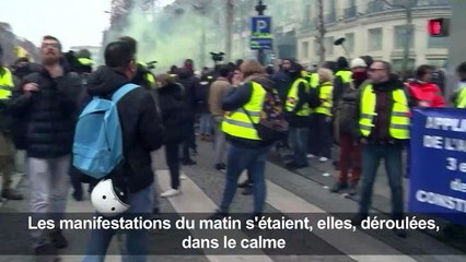 Manifestations de "gilets jaunes" émaillées de heurts