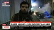 Gilets Jaunes : Regardez les images des incendies de voitures hier soir rue Blazac à Paris