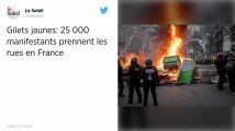 Acte 8 des Gilets jaunes : 25 000 manifestants en France, des heurts à Paris et en régions