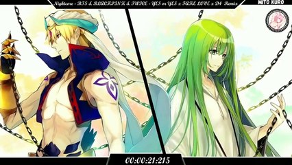 Nightcore - BTS & BLACKPINK & TWICE - YES or YES x FAKE LOVE x D4 (Switching Vocals)