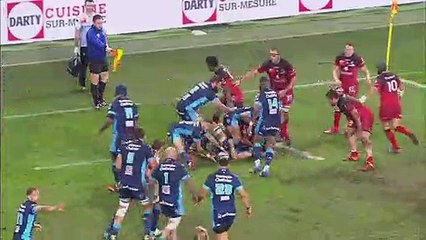 TOP 14 - Essai Romain RUFFENACH (MHR) - Montpellier - Lyon - J14 - Saison 2018/2019