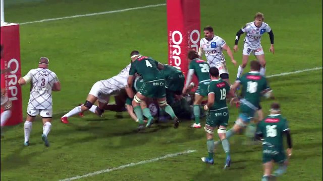 TOP 14 - Essai Jamie MACKINTOSH (SP) - Pau - Bordeaux-Bègles - J14 - Saison 2018/2019